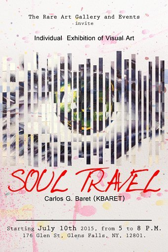 "SOUL TRAVEL" - Exhibition poster