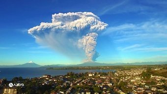 erupción volcán calbuco / aztro