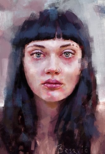 sad portrait