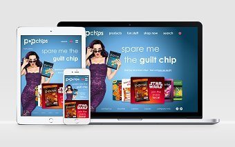 popchips Responsive Website Redesign