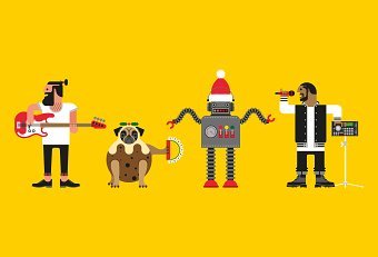 MOO Interactive Christmas Card