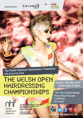 nhf Welsh Open Hairdressing Competition programme 2013