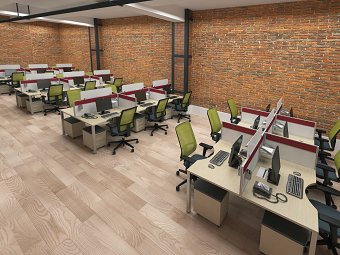 Office modelling and  visualization