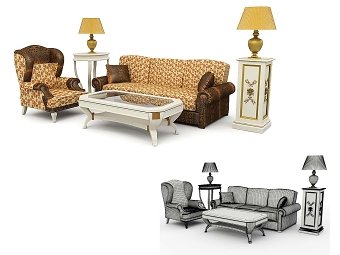 Classic furniture modelling