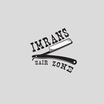 Logo Design For Imrans Hair Zone