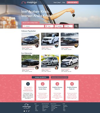 Maşinga - Peer to Peer Car Rental Platform