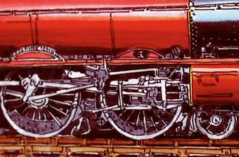 Locomotive marker illustration