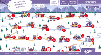 Milka Christmas campaign