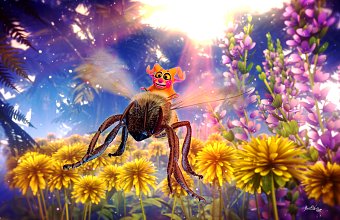 Telior Rides a Bee