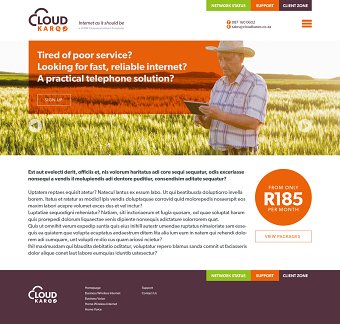 Cloud Karoo Website Design