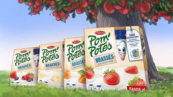 Animated Storyboard for french tv commercial Pompote