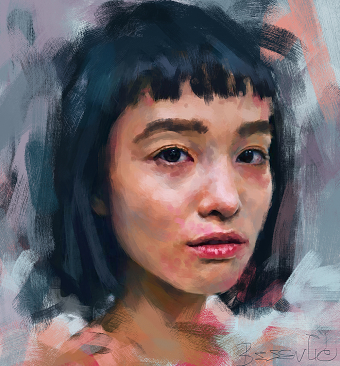 Portrait study + process images