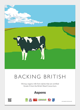 Aspens 'Backing British' Poster Campaign