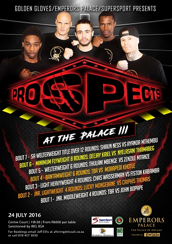 Boxing poster