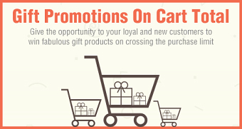 Gift Promotion On Cart Total Magento Extension