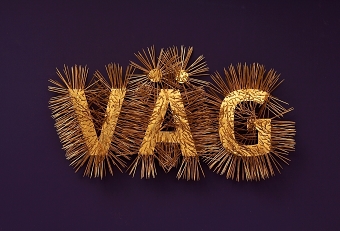 VÄG / Spiky typography