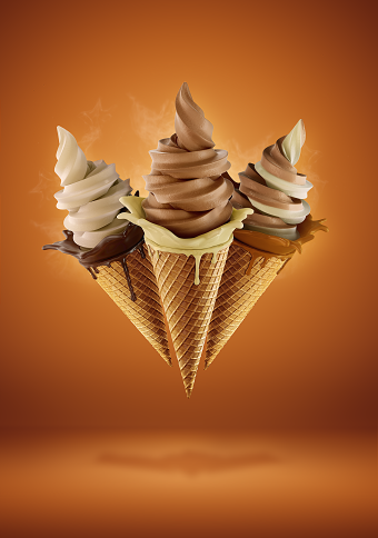 3D Ice Cream Study