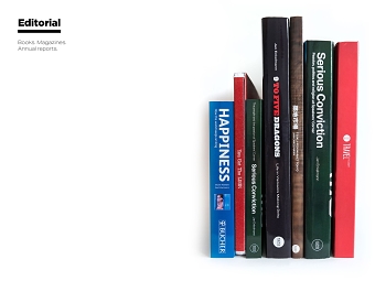 Editorial design projects