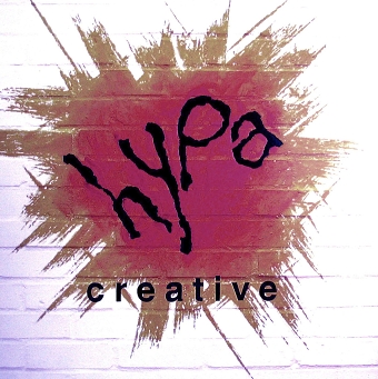 Hypa Creative hand-painted 'Wall Graffiti' logo
