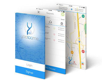 Yootoome Mobile App Design