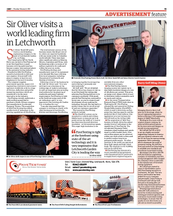 Showcasing a local success story in Letchworth