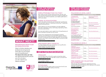 ILM graduate leaflet
