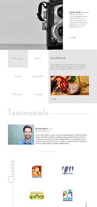 Mother Media Ui design