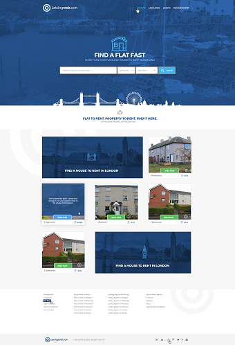 Lettingweb website  redesign