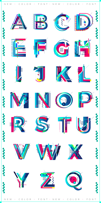 NEW COLOR FONT
