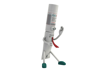 Another character, hero against rotavirus