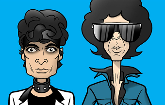 Alan Vega & Martin Rev character designs