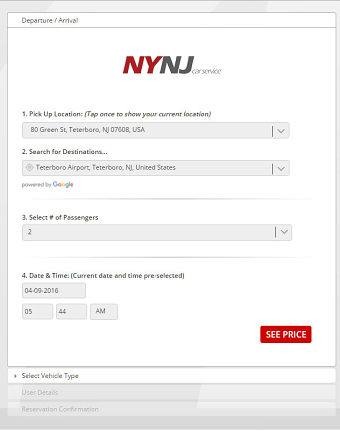 Reservations Kiosk Application