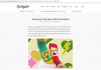 Blog post for ChattyFeet