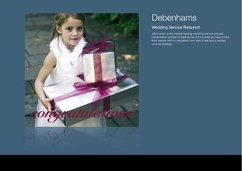 Debenhams Wedding Service