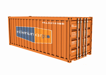 3D Realistic Shipping Contianer - created 4 Millinuem Cargo