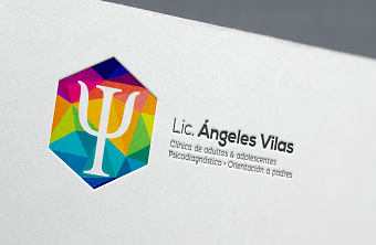 Lic. Ángeles VIlas | Logo & papelería