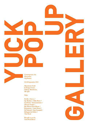 Poster design for Yuck Print House