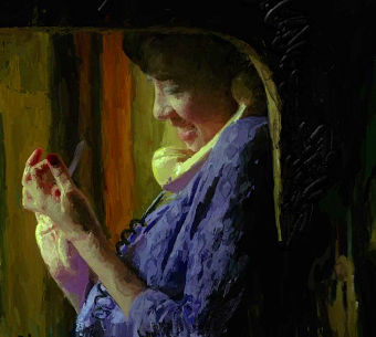 Digital Painting_ A Shot From Wong Kar Wai's "2046"