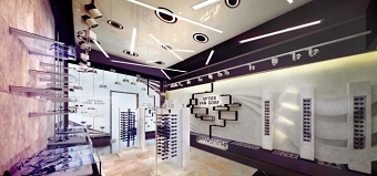 Optics shop-showroom