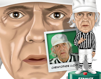 Celebrity Bobblehead Toys Mock-Up Illustration