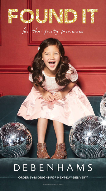 Debenhams Christmas campaign 2016 - Print & Digital