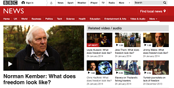 Call-to-action videos for the BBC