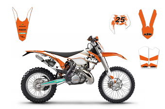 Motocross stickers / decals