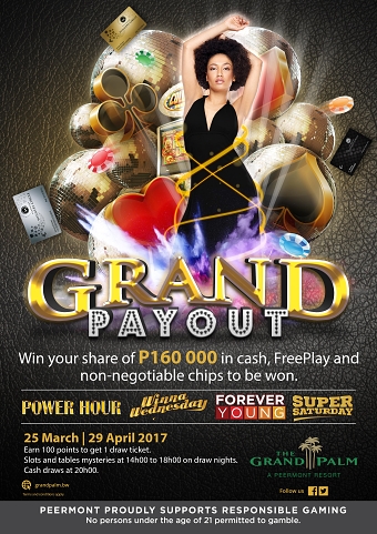 Poster concept and design for Grandpalm Casino [Grand payout]