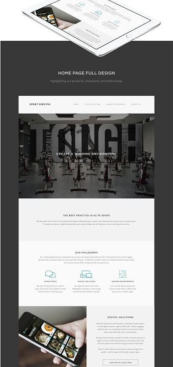 Sport Specific Website