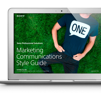 Sony PSE brand guidelines
