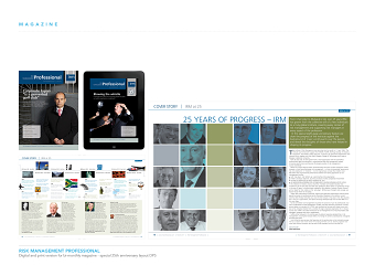 Risk management professional magazine