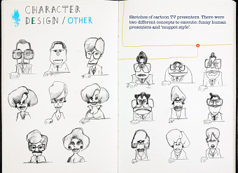 News Presenters Character Design