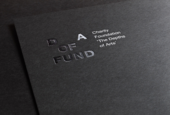 'Depths of Art' Charity Fund Branding