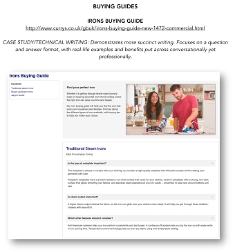 CURRYS PC WORLD BUYING GUIDES